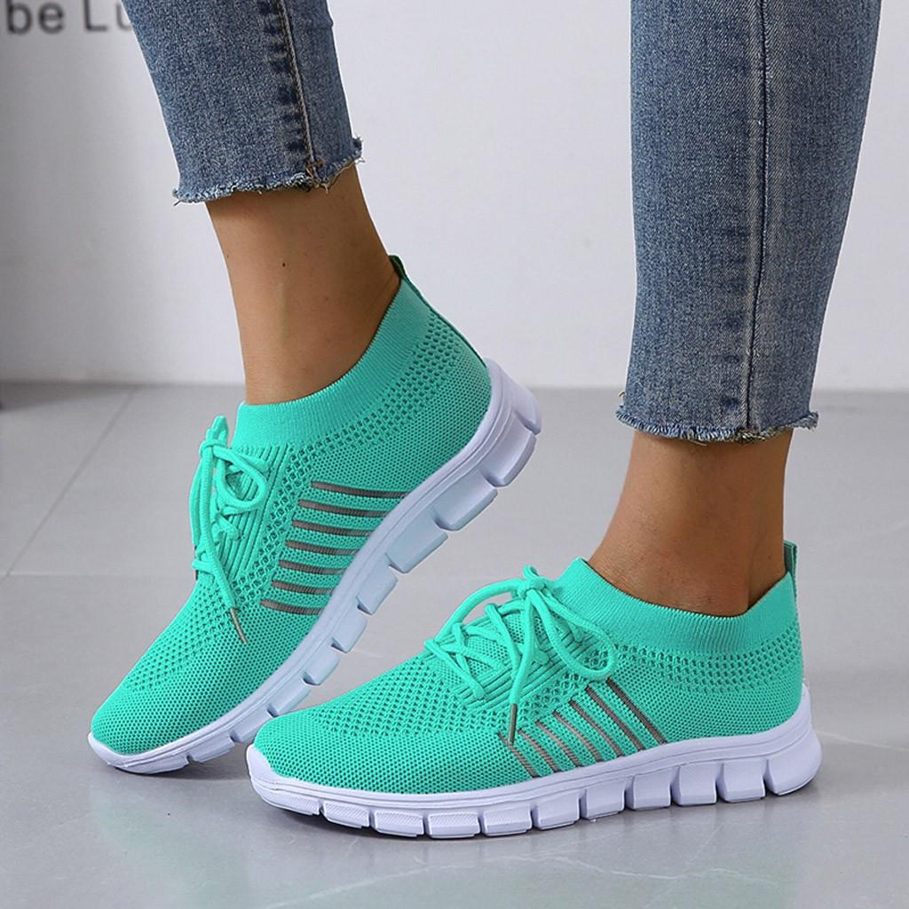 Damen Sneaker Atmungsaktiv Bequem Laufen Freizeit Schuhe-Luzern Mode