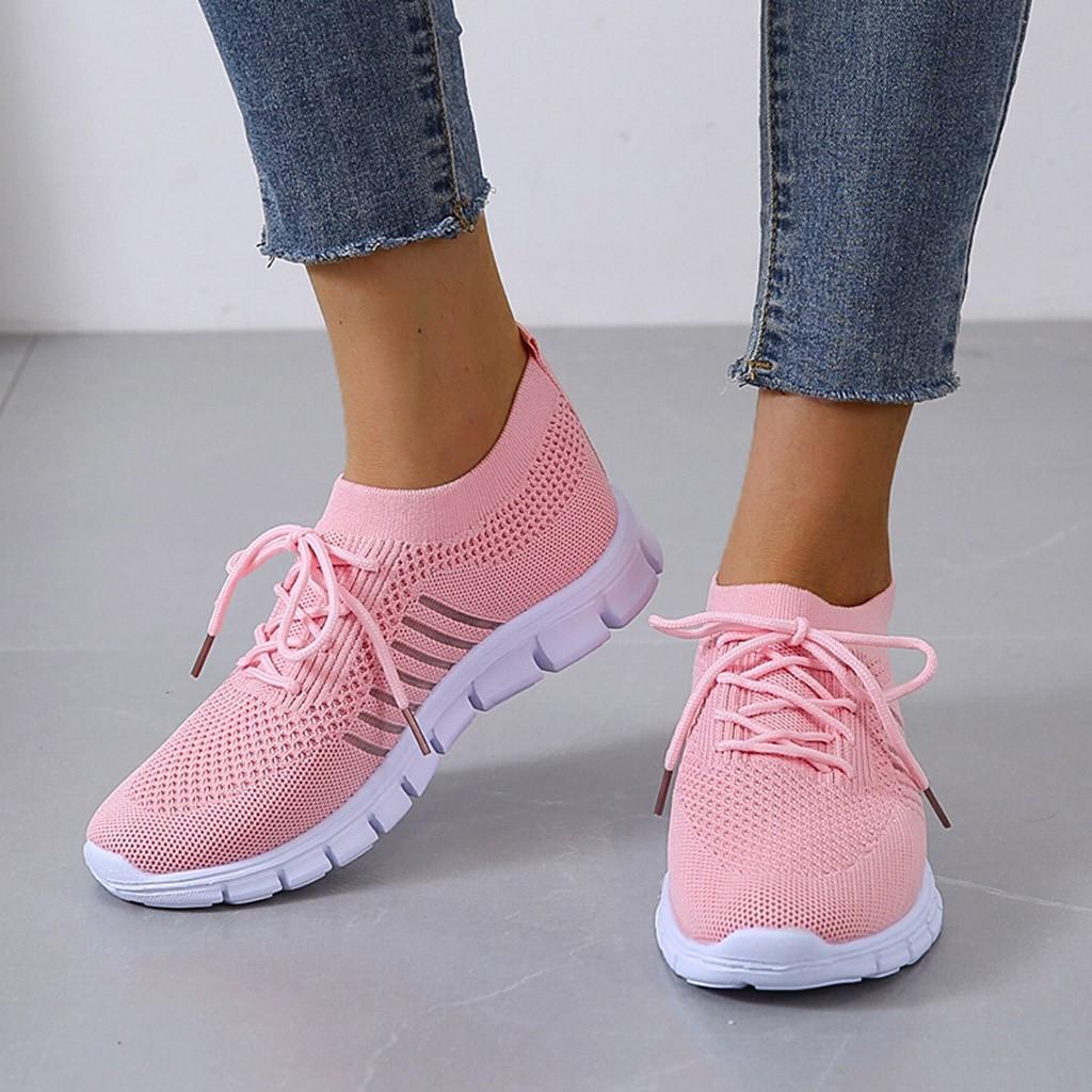Damen Sneaker Atmungsaktiv Bequem Laufen Freizeit Schuhe-Luzern Mode