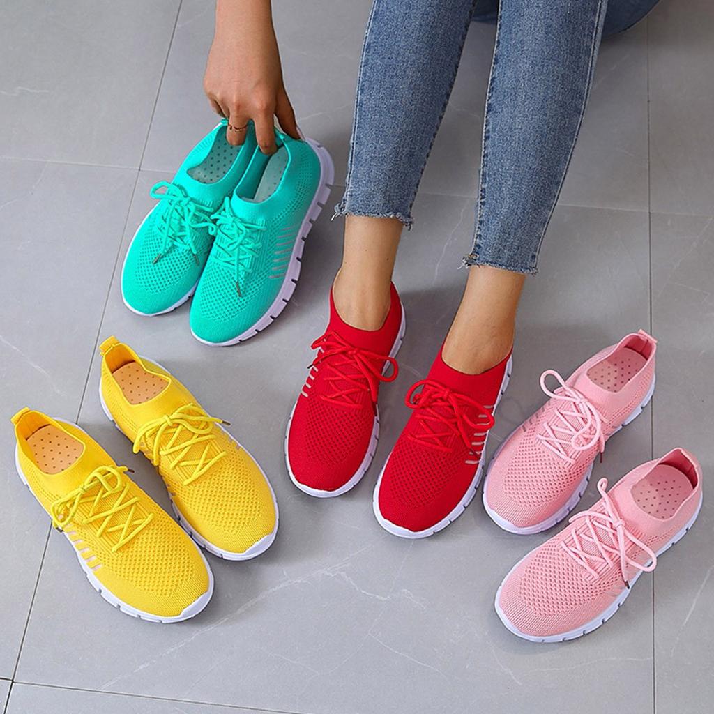Damen Sneaker Atmungsaktiv Bequem Laufen Freizeit Schuhe-Luzern Mode