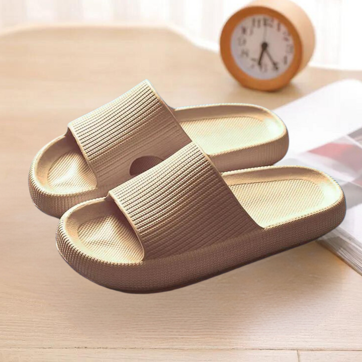 Herren Badesandalen rutschfest - Bequeme Hausschuhe-Khaki-35-Luzern Mode