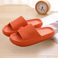 Herren Badesandalen rutschfest - Bequeme Hausschuhe-Orange-35-Luzern Mode