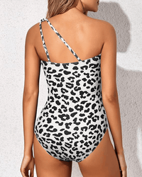 Damen Badeanzug | Ein-Schulter-Design | Bauchkontrolle | Eintelig -Luzern Mode