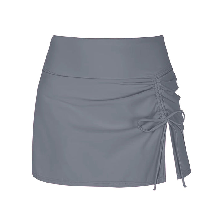 Damen Badeshorts | Seitenschlitz | Einfarbig | Elastischer Bund-Luzern Mode