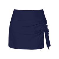 Damen Badeshorts | Seitenschlitz | Einfarbig | Elastischer Bund-Luzern Mode