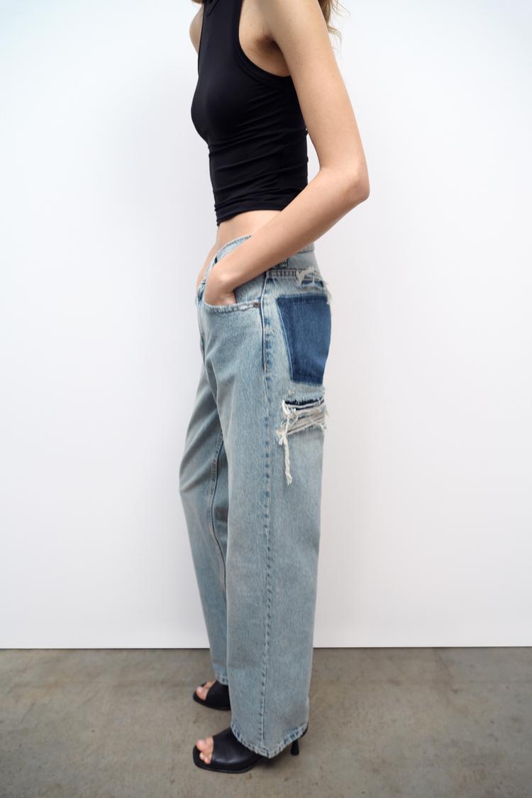 Damen High-Waist Jeans mit geradem Bein für Freizeit-Look-Luzern Mode