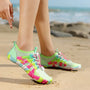 Damen Wasserschuhe für Strand und Sport - Atmungsaktiv-Grasgrün-35-Luzern Mode