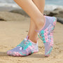 Damen Wasserschuhe für Strand und Sport - Atmungsaktiv-Lavendel-35-Luzern Mode