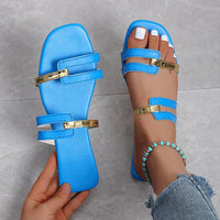 Damen Flache Sommer-Sandalen mit Offener Zehe – Avianne