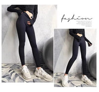 Damen Sport Leggings mit Hoher Taille für Fitness und Yoga-Luzern Mode