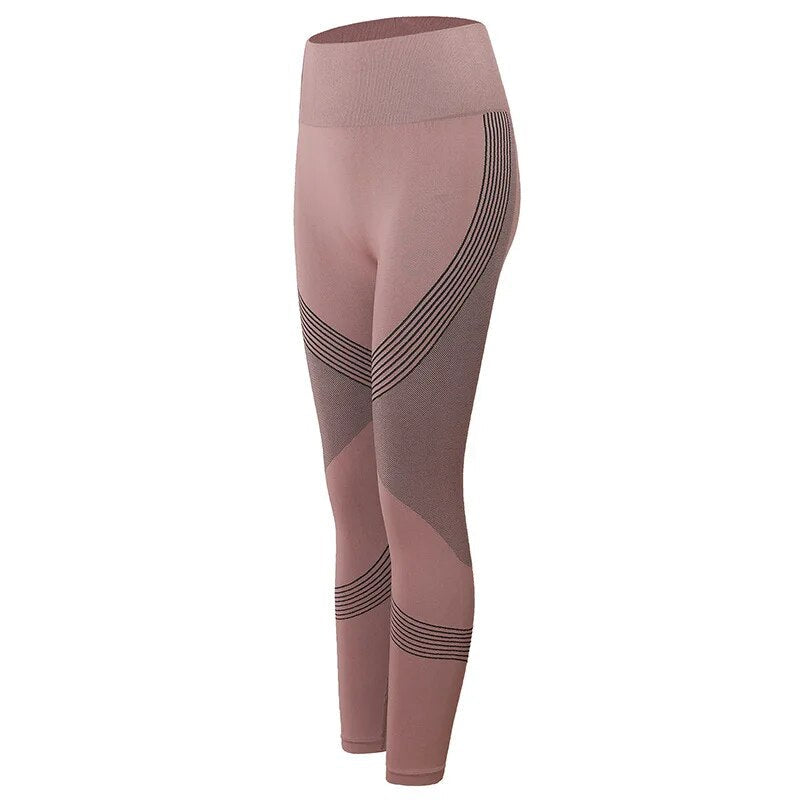 Damen Sport Leggings mit Hoher Taille für Fitness und Yoga-Luzern Mode