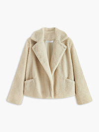Damen Teddyjacke aus Fleece - Kuscheliger Wintermantel-Luzern Mode
