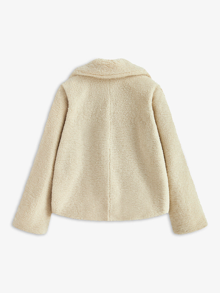 Damen Teddyjacke aus Fleece - Kuscheliger Wintermantel-Luzern Mode