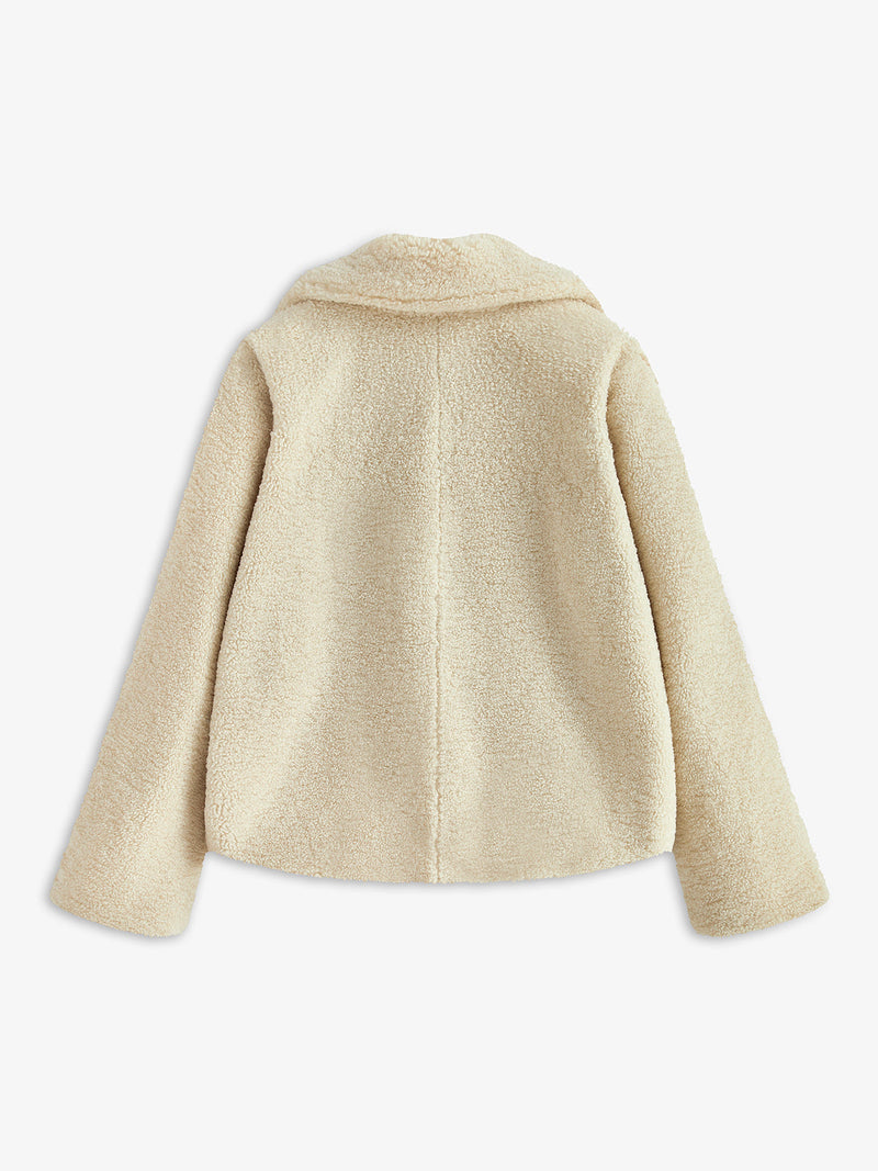Damen Teddyjacke aus Fleece - Kuscheliger Wintermantel-Luzern Mode