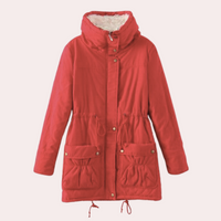 Damen Winterjacke mit Kapuze und Taschen - Warm & Stilvoll-Luzern Mode