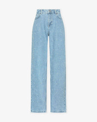 Damen Glitzer Jeans | Reguläre Passform | Hoher Bund | Stretch | Trendy-Luzern Mode