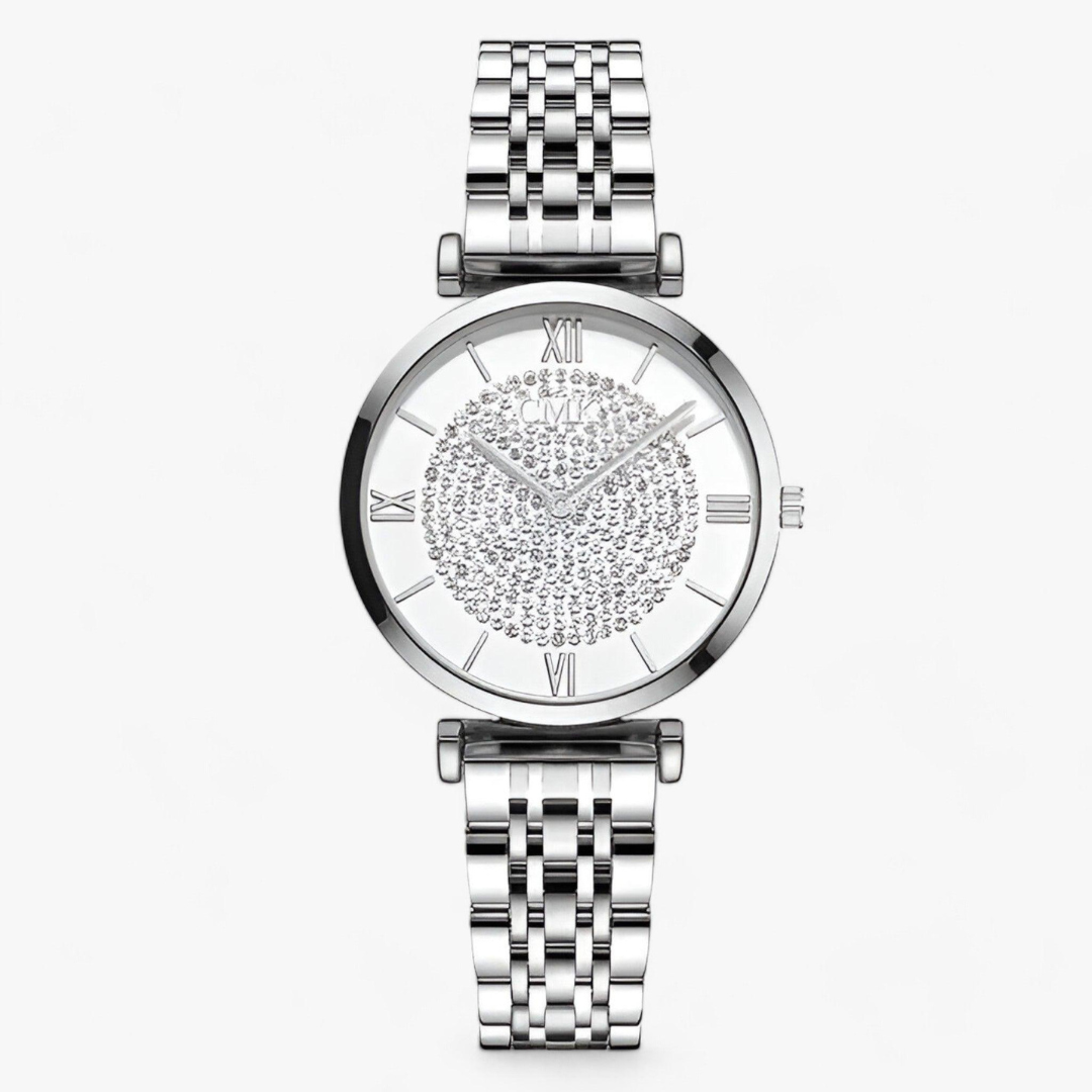 Damen Uhr | Luxus | Silber | Stilvoll | Quarz | Vielseitig | Verstellbar-Silber-Luzern Mode