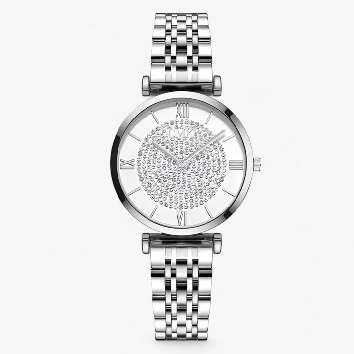 Damen Uhr | Luxus | Silber | Stilvoll | Quarz | Vielseitig | Verstellbar-Silber-Luzern Mode