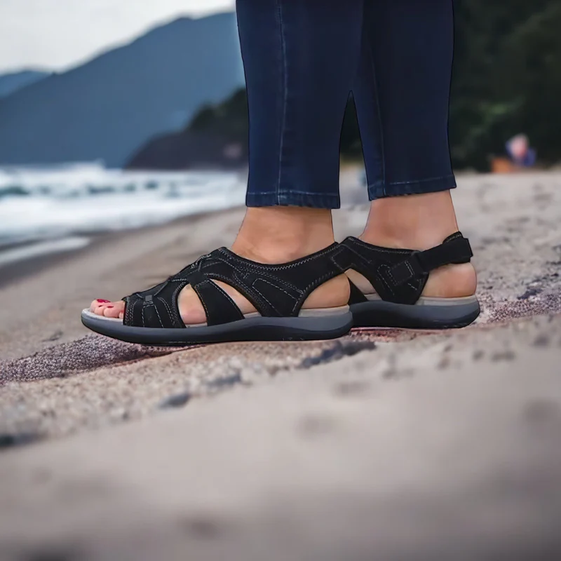 Orthopädische Damen Sandalen für Komfort und Stil-Luzern Mode