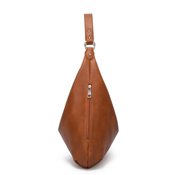 Damen Schultertasche Leder Hobo Bag für Alltag und Büro-Luzern Mode