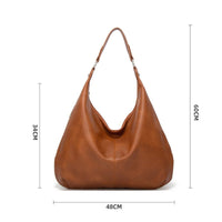 Damen Schultertasche Leder Hobo Bag für Alltag und Büro-Luzern Mode