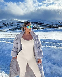 Damen Shapewear Jumpsuit mit langen Ärmeln für Alltag-Luzern Mode