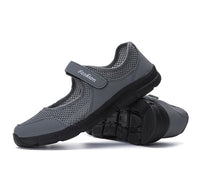 Damen Mesh Sneakers mit Klettverschluss für Komfort-Luzern Mode