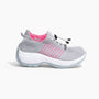 Herren Sportschuhe mit Atmungsaktivem Mesh-Obermaterial-Grau Rosa-35-Luzern Mode