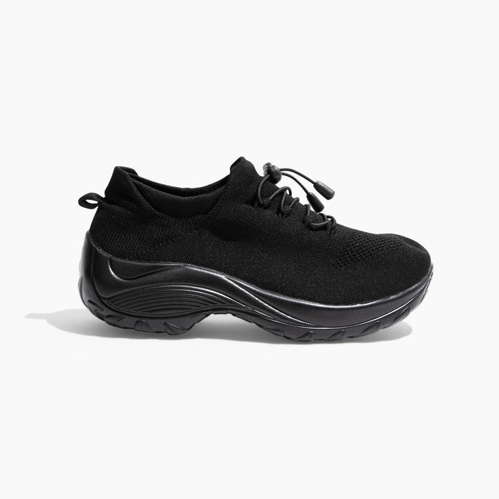 Herren Sportschuhe mit Atmungsaktivem Mesh-Obermaterial-Schwarz-35-Luzern Mode
