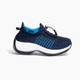 Herren Sportschuhe mit Atmungsaktivem Mesh-Obermaterial-Weiß Blau-35-Luzern Mode