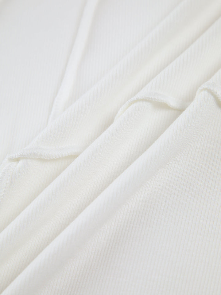 Damen Langarmshirt mit Rundhalsausschnitt und Faltenrock-Luzern Mode