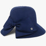 Damen Sonnenhut | Glockenform | Einheitsgröße | UV-Schutz | Einfarbig-Marineblau-Luzern Mode