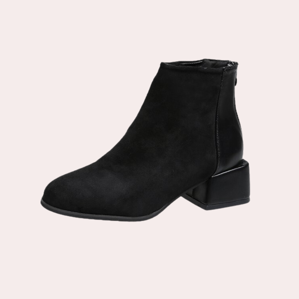Damen Stiefeletten mit Blockabsatz für Herbst/Winter-Luzern Mode