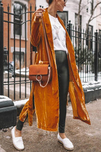Damen Strickjacke Langarm Offene Front für Herbst Winter-Luzern Mode