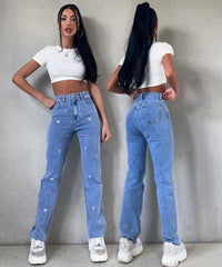 Damen Leinen Zweiteiler Set: Lässiges Sommer Outfit-Luzern Mode