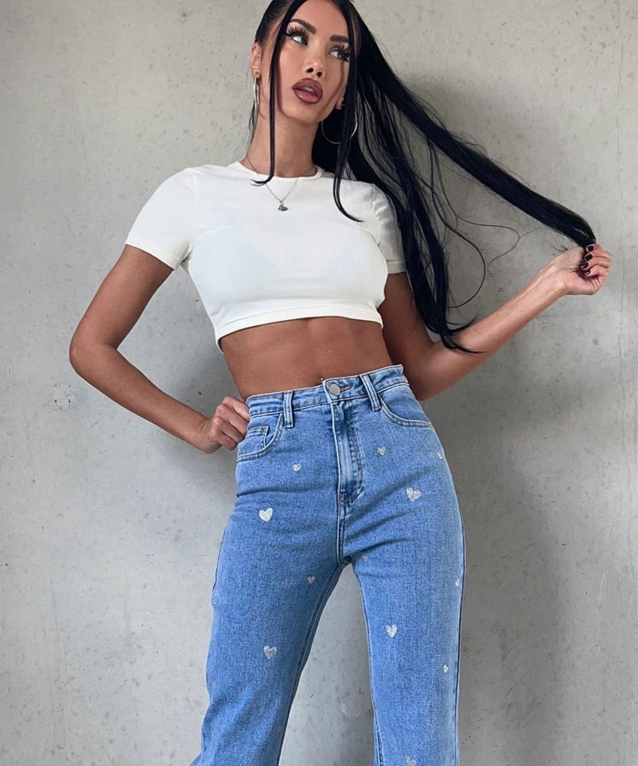 Damen Leinen Zweiteiler Set: Lässiges Sommer Outfit-Luzern Mode