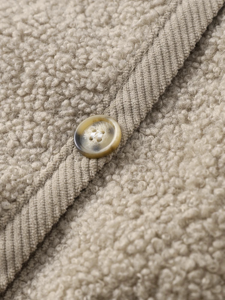 Damen Shearling Jacke - Modische Winterbekleidung Online-Luzern Mode