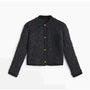 Damen Shearling Jacke - Modische Winterbekleidung Online-Schwarz-S-Luzern Mode