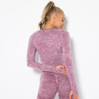 Nahtloses Damen Sport Set - Fitness Leggings und Top-Luzern Mode