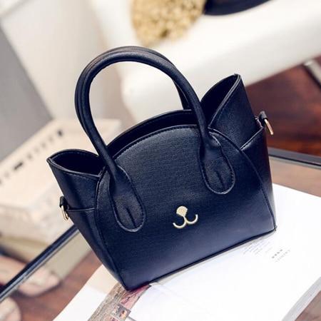 Luxuriöse Damenhandtasche mit elegantem Design kaufen-Schwarz-Luzern Mode