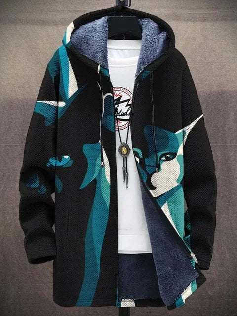 Katzenmotiv Hoodie mit Kapuze - Bequemer Unisex Pullover-Stil 5-S-Luzern Mode