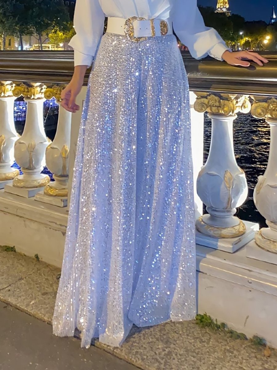 Elegantes Abendkleid mit Pailletten für besondere Anlässe-Luzern Mode