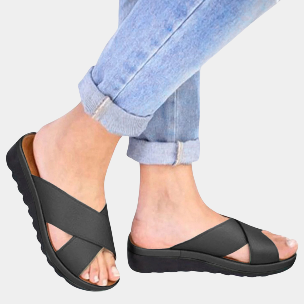 Bequeme Damen-Sandalen mit ergonomischer Sohle kaufen-Luzern Mode