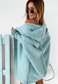 Damen Strickjacke Oversize - Kuscheliger Cardigan für Herbst-Luzern Mode