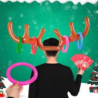 Weihnachts-Ringwurfspiel | Rentier Interaktiv Spaß Leicht Fröhlich-Luzern Mode