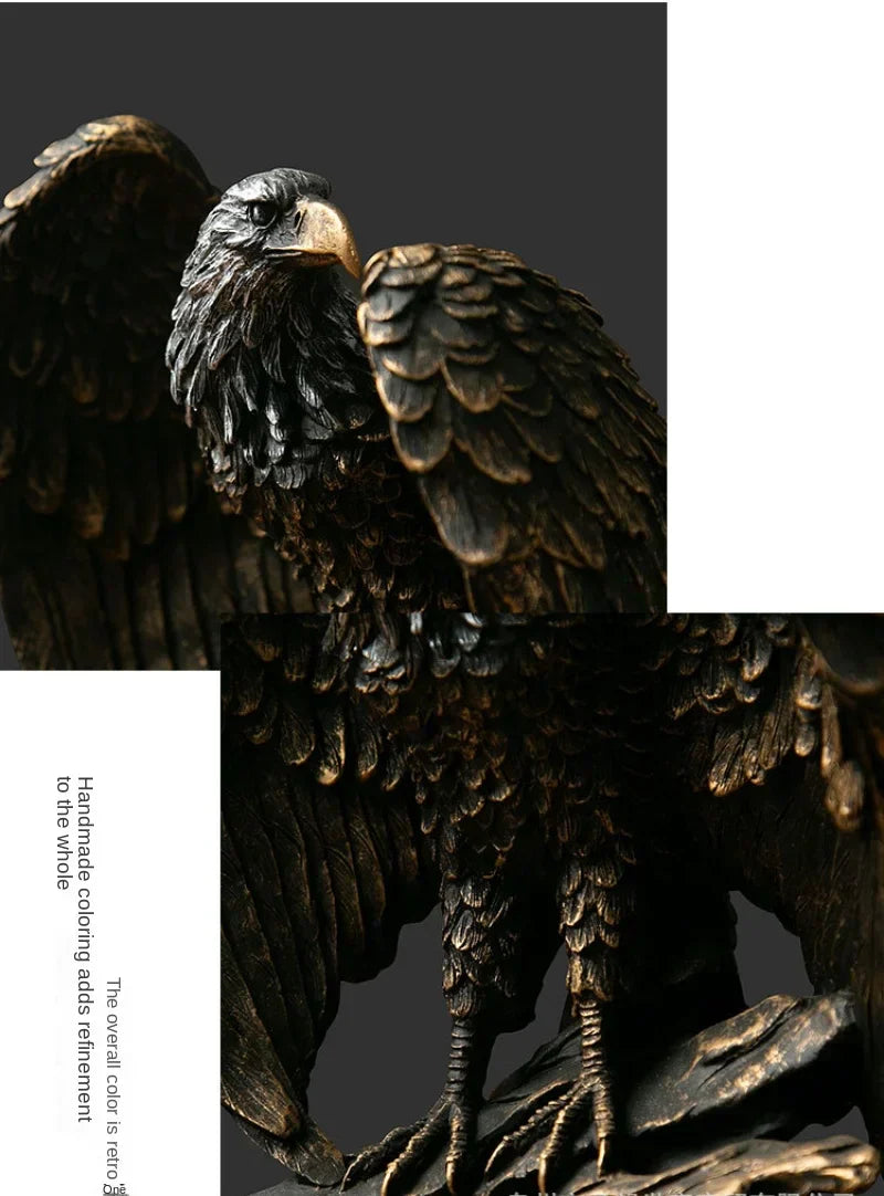 Adler Skulptur | Büste Langlebig Bronze Stilvoll Vielseitig Einzigartig-Luzern Mode