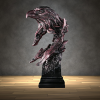 Adler Skulptur | Büste Langlebig Bronze Stilvoll Vielseitig Einzigartig-Adlerkopf-Luzern Mode