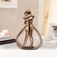 Dekorative Skulptur | Umarmende Figuren | Symbol der Liebe | Luxus-Luzern Mode