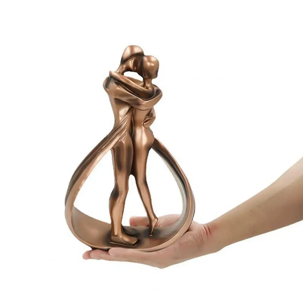 Dekorative Skulptur | Umarmende Figuren | Symbol der Liebe | Luxus-Luzern Mode