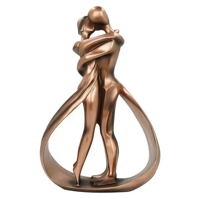 Dekorative Skulptur | Umarmende Figuren | Symbol der Liebe | Luxus-Luzern Mode
