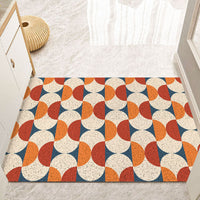 Willkommen Mat | Dekorativ | Muster | Farblich | Rutschfest | PVC-Rot-40cm x 60cm-Luzern Mode